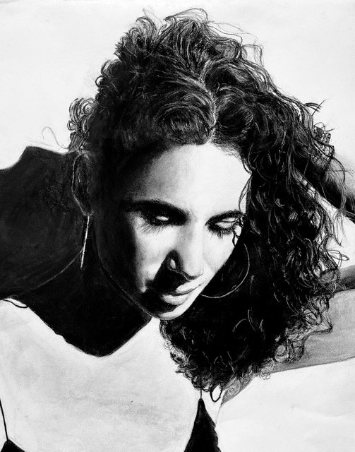 Nisenbaum, Self-portrait, Drawing, Gold